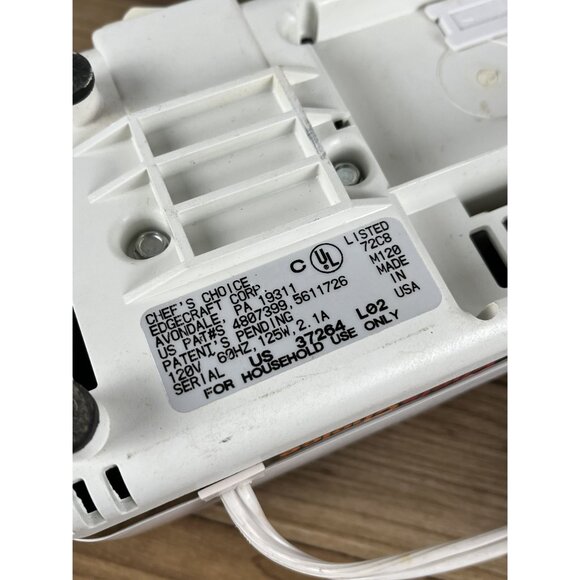 Chefs Choice EdgeSelect 120 Electric Knife Sharpener 3-Stage Diamond Hone Plus - Picture 7 of 7